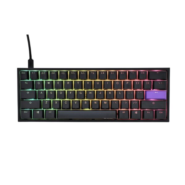 TECLADO GAMER DUCKY ONE 2 MINI RGB KAILH BOX RED SWICHT DOUBLE-SHOT PBT MECANICO
