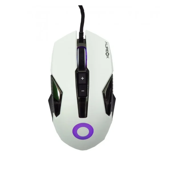 MOUSE AUREOX FIREFORCE WHITE GAMING GM200W