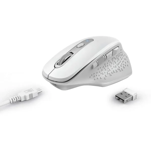 MOUSE TRUST OZAA RECHARGEABLE WHITE