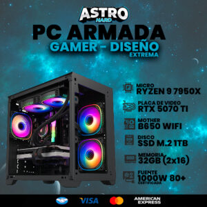 PC RYZEN 9 32GB 5070TI 1TB