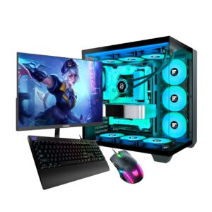 Pc Completa Ryzen 7 5700g 32gb Ram 1tb Combo + Led 27