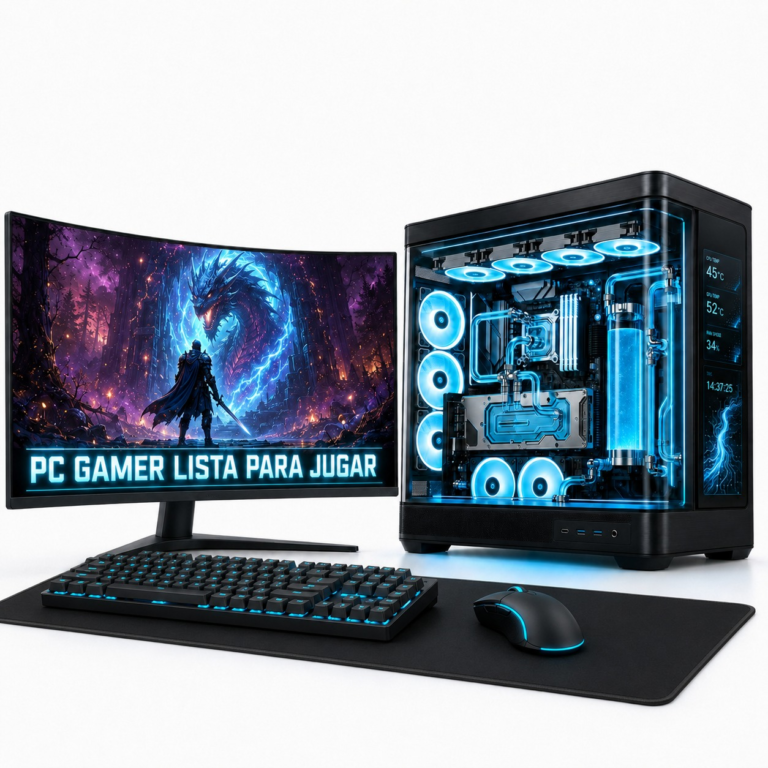 Pc Amd Ryzen 5 9600X 32GB 1TBGB M.2 RTX 5070 + MONITOR 27 1MS 144MHZ