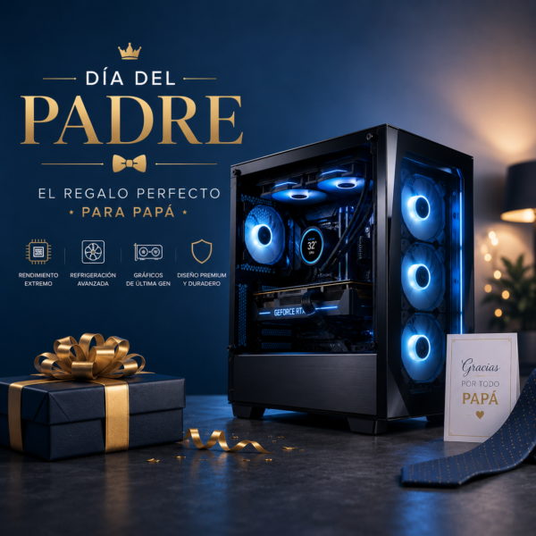 Especial Día del Padre - RYZEN 7 32GB 1TB 5060TI MONITOR 24 FHD + TECLADO MOUSE DE REGALO