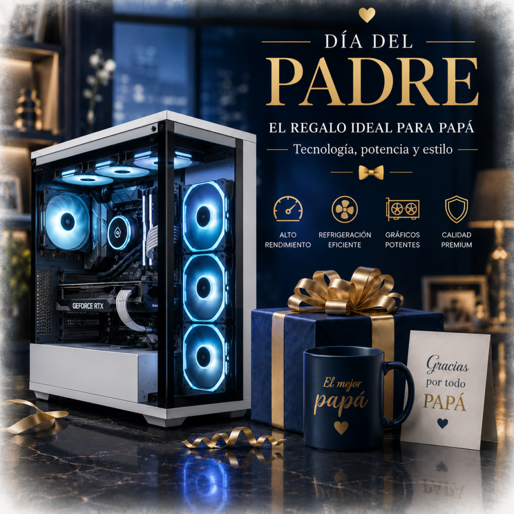 Especial Día del Padre - (AM5)RYZEN 7 32GB 1TB RTX 5070 12GB