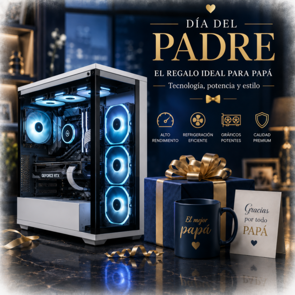 Especial Día del Padre - (AM5)RYZEN 7 32GB 1TB RTX 5070 12GB