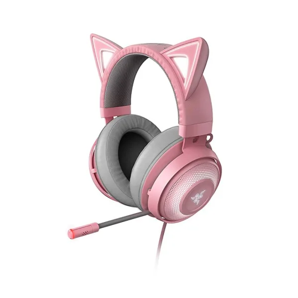AURICULAR GAMER RAZER KRAKEN KITTY CHROMA QUARTZ