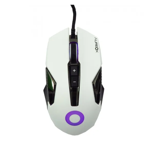 MOUSE AUREOX FIREFORCE WHITE GAMING GM200W
