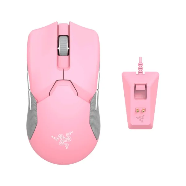 MOUSE GAMER RAZER VIPER ULTIMATE WIRELESS CHARGING DOCK QUARTZ
