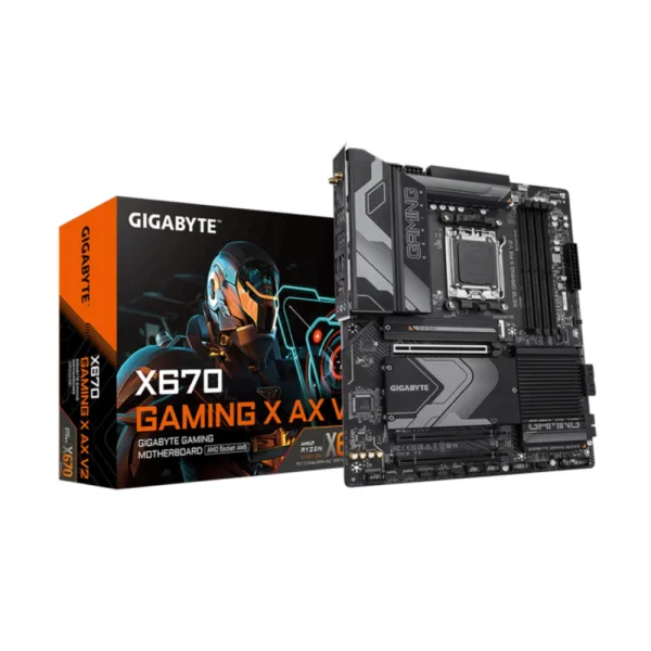 Mother Gigabyte X670 GAMING X AX V2 DDR5 AM5 (Serie 7000/8000) (9398)